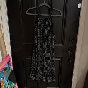 Jonathan Martin Black and White Dotted Dress